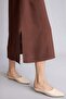 A-Line Round Neck Back Embroidery Detailed Linen Blend Sleeveless Dress H3361Ax26Sm - 8