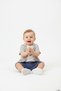 Baby Boy 3-Piece Striped Shirt, T-Shirt and Shorts Set (6-24 Months) - 7