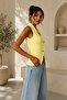 Women's Button Detailed V-Neck Sleeveless Blouse - 3