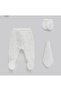 100% Cotton Love Time Muslin Set of 10 Ecru - 3