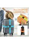 4 Pack Heavy Duty Luggage Straps,86.6 Inch Adjustable Suitcase Belts,TSA Approved Travel Bag Accessory for Secure Closure - 2