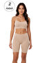 6-Pack Women's Knee-Length Cotton Half Tights - 2