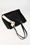 Women's Black Medium Compartment Faux Leather Medium Size Snap Fastener and Zipper Closure Handbag and Shoulder Bag - 7