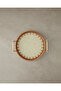 Beatrice Pearlescent Rattan Tray Brown - 2