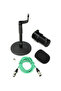 CHROMIUM Premium USB Condenser Microphone with Built-in 2-Channel Mixer - 4