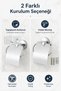 Ceria Chrome Covered Toilet Paper Hanger |   Toilet Paper Holder |   Both Adhesive and Screw Mounting - 5