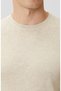 Bej Basic T-shirt - 6