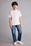 Straight Fit Classic Straight Cut Jean Trousers for Boys B5740A826Sm - 2
