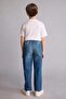 Straight Fit Classic Straight Cut Jean Trousers for Boys B5740A826Sm - 5
