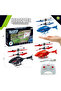 Blue Crash Resistant Remote Control Aircraft Induction Helicopter Dual-mode Suspended Drone Toy with - 5