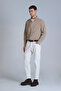 Water Men's Basic Shirt Slim Fit Beige - 4