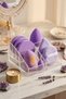 Purple Color 10 Pieces Professional Makeup Sponge Set Powder Puff Blender - 5