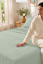 Sens Single Summer Pique |   Lightweight Thin Cool - Bedspread |   Cotton |   150 X 220 cm - Green