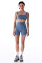 Dark Blue Heart Recovery Hot Pants - 5