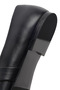 Women's Black Stone Leather Ballerinas 26Pfd201918 - 8