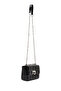 Women's Black Long Strap Quilted Mini Crossbody Bag 26Sbd2481Kp - 6