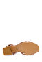 Women's Mink Ankle Buckle Thick Heeled Suede Leather Sandals 26Sfd161410 - 6