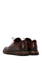 Men's Brown Lace-Up Leather Casual Shoes 24Wfd676518 - 5