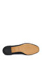 Women's Black Short Thick Heeled Leather Shoes 26Pfd411518 - 5