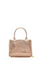Women's Beige Long Chain Strap Stoned Mini Evening Dress Bag 26Pbd2962Ts