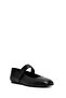 Women's Black Classic Genuine Leather Ballerinas, Summer Shoes 25Sfd140618 - 6