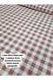 Duck Fabric Has a Stain-Resistant Feature (Copper-Colored Checkered 50 X 180)