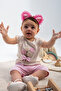Girl's Lace Detailed Transparent Eared Crown - Sparkling Hair Accessory with Sequin Filling Inside - 8