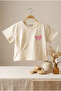 Girl's T-Shirt with Bow Print - 2