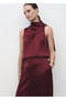 Satin Wide Leg Pants - 6