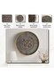 Hadron Metal Gear Wall Clock Dia 60cm - Brown - 7