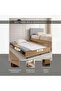 Walter V1 Kids Trundle With Storage Oak - Natural - 7