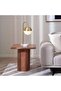 Cayman End Table Solid Wood - Brown"