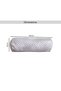 Shadow Line Printed Water Repellant Outdoor Filled Bolster 50x18cm - Grey - 4