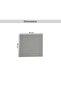 Alira 12 Piece Faggoted Napkin Set 45x45cm - Grey - 5