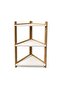 Hera 3 Tier Corner Rack 30x30x60cm-natural/white - 4