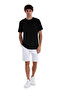 Black Regular Fit Plain Crew Neck Knit T-Shirt - 2