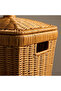 Set of 3, 3 Sizes, Wicker Lid, Square Potato Onion Kitchen Presentation Crisper, Mesh Basket, Decorative Umbrella Holder - 2