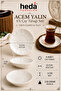 Novice 6 Pieces 11 cm Porcelain Tea Plate Off White - 2