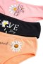 Girl's 3-Piece Cotton Panties Printed Underwear Comfort (8277-3) - 2