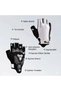 Elite Series Unisex, Sweat-Proof Half-Finger Pro Fitness, Reformer Pilates Palm Anti-Slip Silicone Sports Gloves - Size m - 4