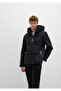 Water Repellent K Hooded Black Inflatable Jacket 0110675-71379 - 3