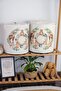 2-Piece Zoo Printed Toy Storage Box Dirty Laundry Basket Folding Organizer Basket 37X40 - 3