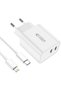 2xUSB-C PD + cablu Lightning 35W Alb - 3
