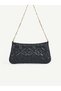 Women's Star Embroidered Chain Strap Shoulder Bag