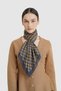 Prism voile square scarf - blue pea tea - 3