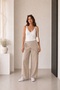 Stylish Pants with Sequin Skirt Detail - 4