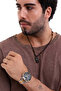 Gold Silver Steel Case Men's Wristwatch - a Stylish Gift for Your Loved One with a Box - 3