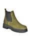R667015002 Khaki Genuine Leather Suede Women's Boots - 7