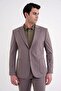 Comfort Fit Mono Collar Pocket Flexible Wool Smoked Sports Suit Tk 931 - 3