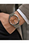 Silver Color Calendar Men's Wristwatch + Watch Box - 2